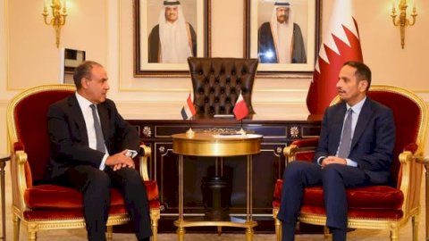 وزير الخارجية يبحث في نيويورك مع رئيس الوزراء وزير خارجية قطر العلاقات الثنائية