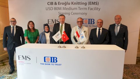 البنك التجاري الدولي CIB يموّل مشروع(EMS) Eroglu Knitting بقيمة 80 مليون دولار