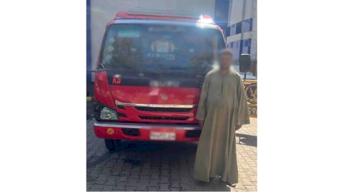 التحفظ علي سيارة "نقل" لقيام سائقها بتحميل حمولة زائدة دون إحكام ربطها بالقليوبية