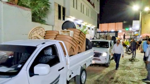 مصادرة 417 مضبوطات متنوعة في حملة مكبرة لرفع الإشغالات بحي شرق سوهاج