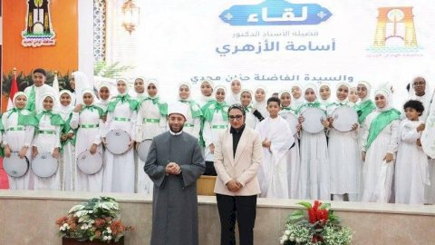 وزير الأوقاف ومحافظ الوادي الجديد يودعان أوائل الشهادات الثانوية المتجهين لأداء العمرة