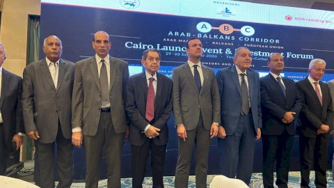 رئيس الغرفة التجارية بكفرالشيخ يشارك في إطلاق مبادرة ممر العالم العربي - البلقان