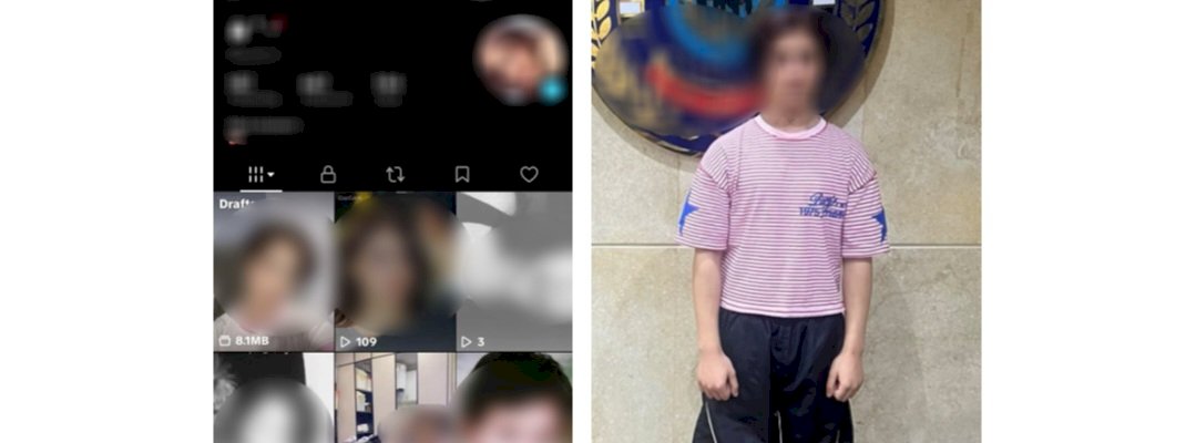 ضبط عاطل لقيامه نشر فيديو على صفحاته يتضمن إرتدائه ملابس نسائية والتحريض على الفجور بالجيزة