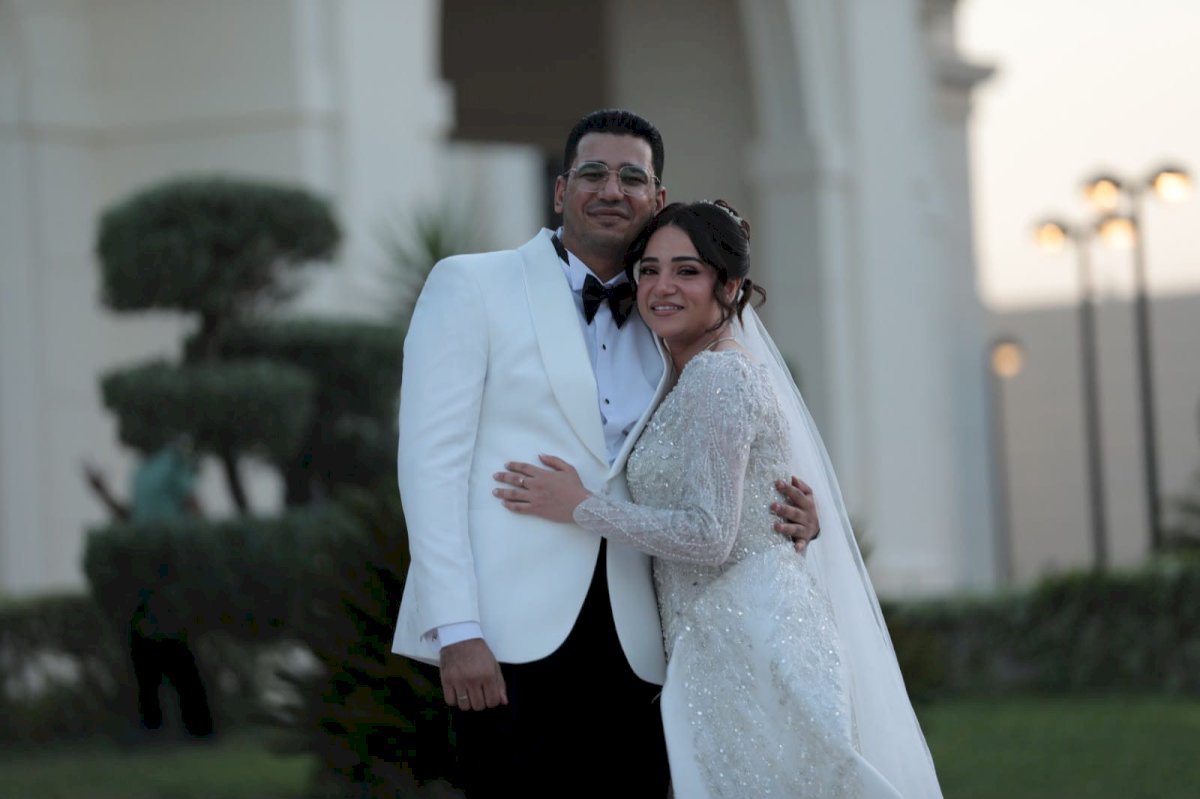 ألف مبروك زفاف نادين احمد لفارس الشباب ايهاب شعبان