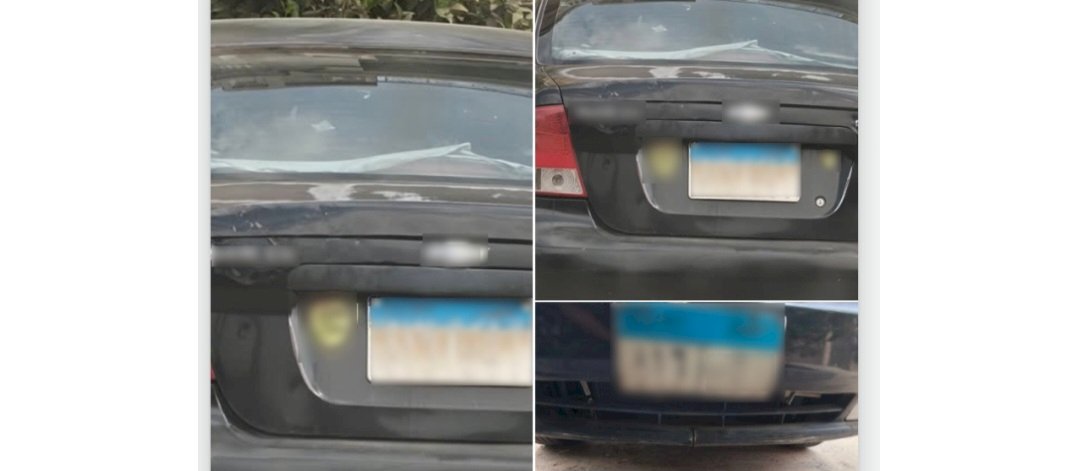 قائدة سيارة "ملاكى" تنفي طمس اللوحات المعدنية وتعلل العوامل الجوية السبب بالقاهرة