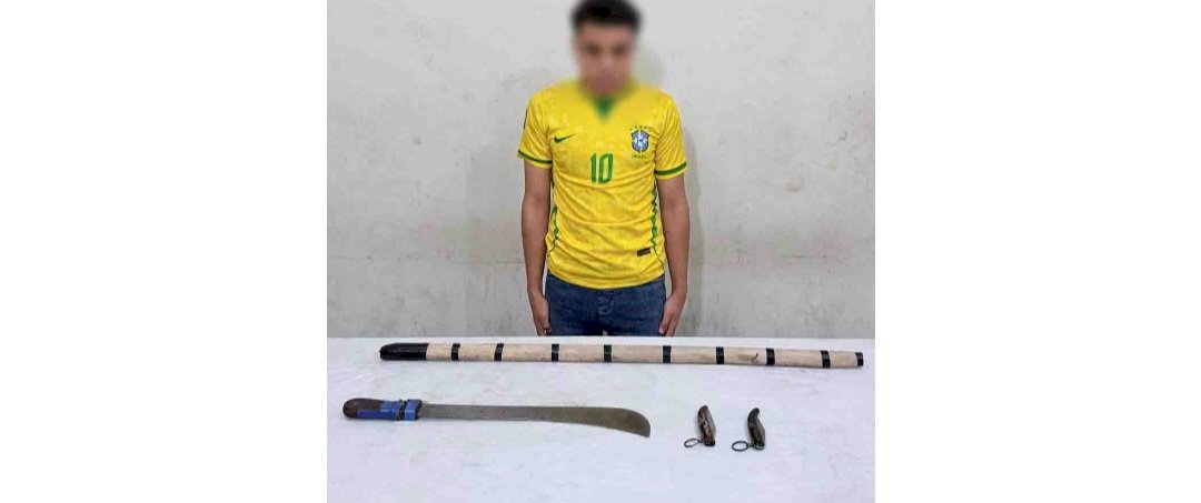 ضبط طالب فيديو أسلحة مدون عليها عبارات خادشة للحياء بقصد الاستعراض بالبحيرة