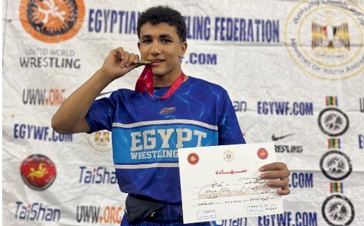 مصارعة المشروع القومي بكفر الشيخ تحصد ميدالية ذهبية وفضية ببطولة الجمهورية