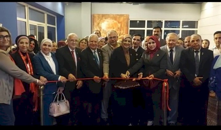 ناهد عبد الحميد وأبطال أكتوبر يفتتحون معرض أكتوبر ملحمة نصر وإبداع