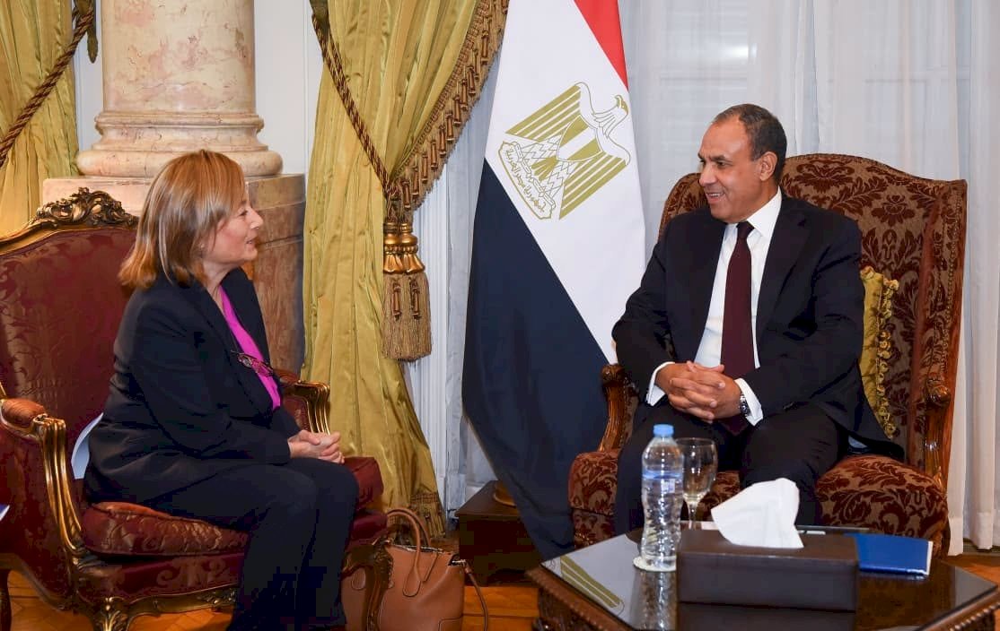 وزير الخارجية يستقبل نائبة رئيس بنك الاستثمار الأوروبي