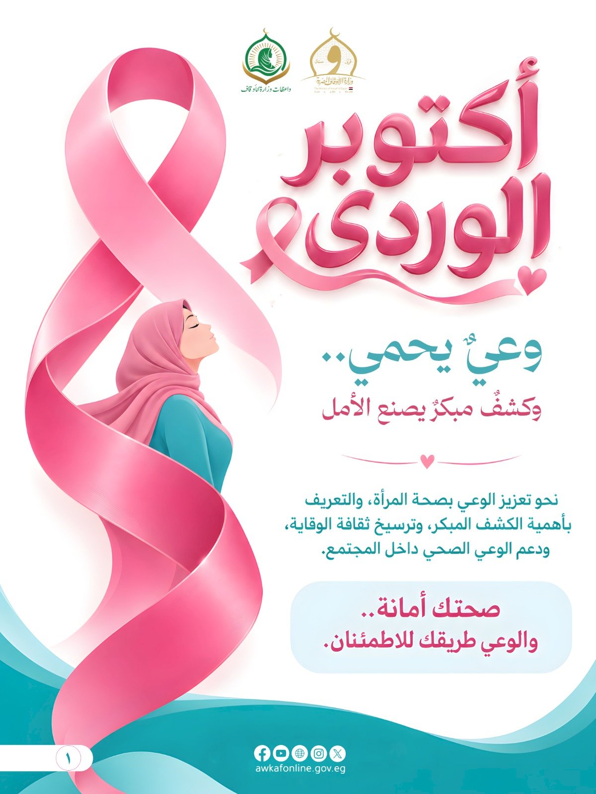 وحدة تكافؤ الفرص بوزارة الأوقاف تنظم ندوة توعوية بعنوان «أكتوبر الوردي.. وعيك حياة»