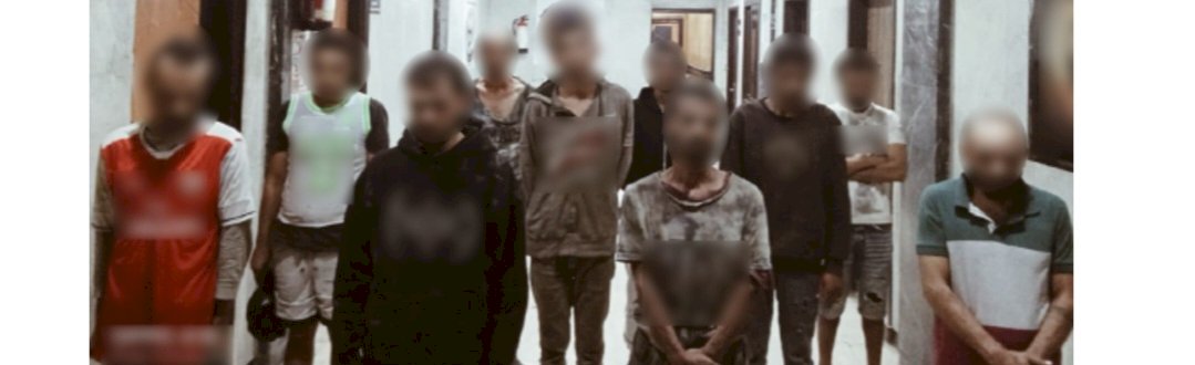 القبض علي ١٠ متهمين لقيامهم باستغلال الاحداث في التسول بالجيزة