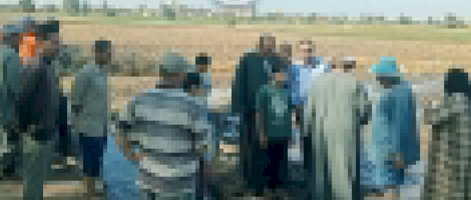 وكيل وزارة الزراعة بكفرالشيخ يقوم بجولة ميدانية لمتابعة شكاوى المزارعين