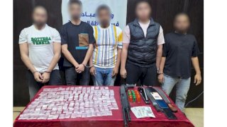 ننشر قصة فيديو ظهور" ٥ "عاطلين يحملون أسلحة بالجيزة