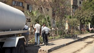 مبادرة أتحضر للأخضر تصل مثلثه شارع الكيلاني حي المنيرة الغربية