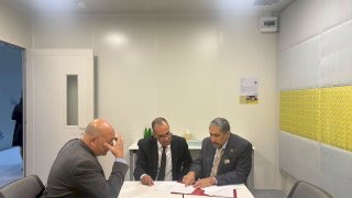 وزير الخارجية يلتقي رئيس المصرف العربي للتنمية الاقتصادية في أفريقيا