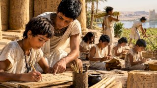 هل كان الطفل المصري القديم يذهب للمدرسة..أم كان التعليم للأغنياء فقط؟