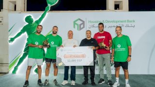 بنك التعمير والإسكان ينظم بطولة البادل لموظفيه بحضور الرئيس التنفيذي وعددًا من قيادات البنك