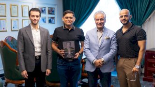 د. علي الدكروري يستقبل سوشيل شارما في مكتب CTrustGlobal بدبي