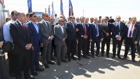 حماة الوطن بالجيزة يطلق شرارة احتفالات نصر أكتوبر.. و60 ألف كرتونة مواد غذائية هدية لأهالينا