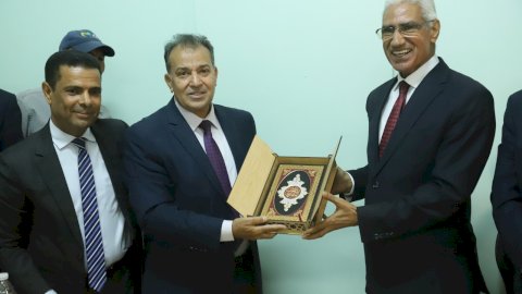 رئيس جامعة قنا يشهد احتفالية تكريم رئيس جنوب الوادي الأهلية بكلية العلوم