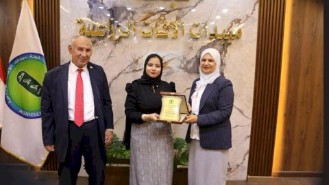 "الزراعة": لجنة مبيدات الآفات الزراعية تكرم مهندسة شابة لريادتها في إنتاج الأعداء الحيوية