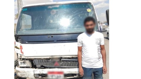 ضبط سائق لقيامه بتحميل قمامة دون إحكام ربطها بالقاهرة