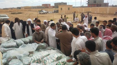"الزراعة" تطلق قافلة غذائية مجانية لدعم أهالي قرى السلوم والنجيلة وسيدي براني بمطروح