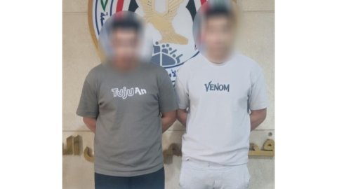 ضبط عاطلين لقيامهما بالنصب علي المواطنين بأسم موظفى خدمة عملاء البنوك بالمنيا