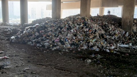 رفع ١٥٠٠طن من اسفل دائري الهرم واللبيني فيصل بحي الهرم