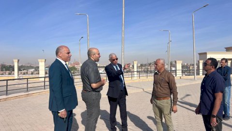 جولة لإنشاء مشروعات خدمية ورياضية بجامعة جنوب الوادي الأهلية