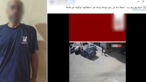نكشف فيديو قيام قائد سيارة  الإصطدام بزوجته ونجلتهما عمداً لخلافات زوجية بالغربية