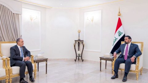 وزير الخارجية يلتقي رئيس مجلس النواب العراقي
