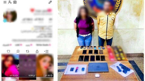 ضبط عاطل وسيدة لقيامهما بإدارة حسابات بأحد تطبيقات الهواتف  تتنافى مع الآداب العامة بالقاهرة
