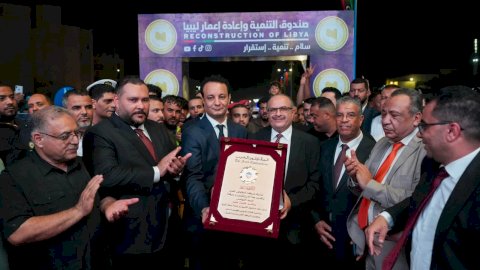 المقاولون العرب تنفذ كوبريين بمدينة طبرق الليبية