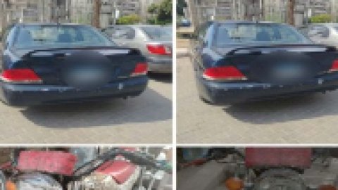 نكشف  منشو تضرر عامل من قيام قائدة سيارة ملاكي الإصطدام بدراجتة  بالقاهرة