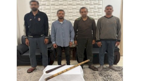القبض علي ثلاثة عمال لقيامهم بالتعدي بالضرب بعصا علي آخر لخلافات اولوية الشراء من محل بكفر الشيخ