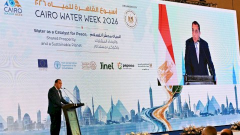 رئيس الوزراء يشارك في فعاليات افتتاح الدورة التاسعة لأسبوع القاهرة للمياه 2026